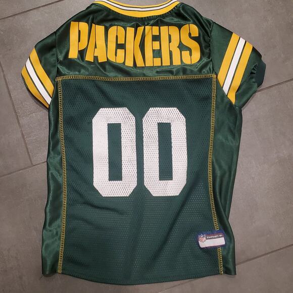 NFL Green Bay Packers Dog Jersey, Size XL Best Football Jersey Costume For Pet - Picture 2 of 6